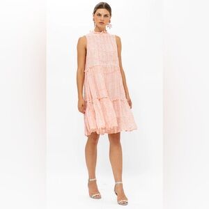 Oliphant NWT Ruffle Tiered Dress